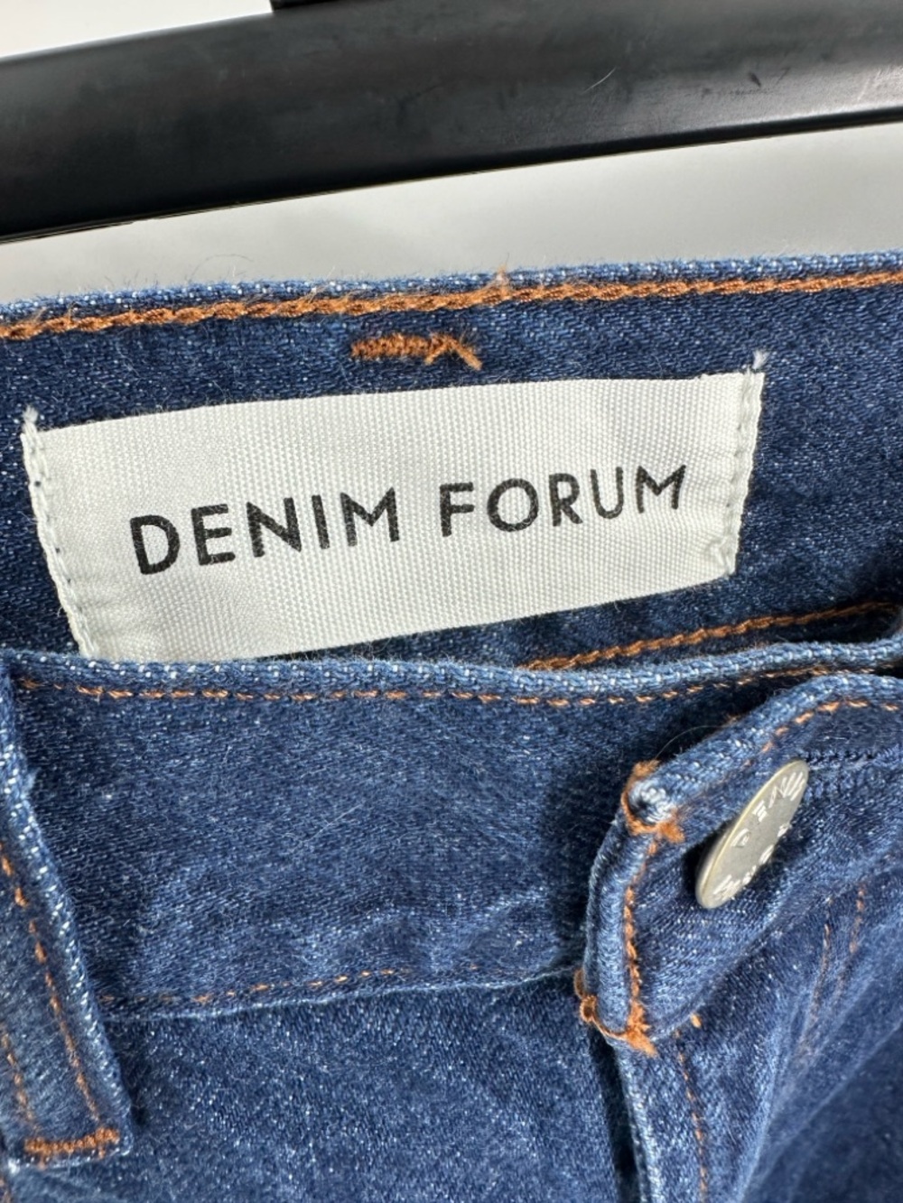Denim Forum Farrah Hi-Rise Wide Leg Jeans Womens Size 29 High Rise Aritzia Blue - Picture 6 of 12